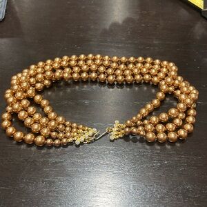 4 Strand Pearl Choker